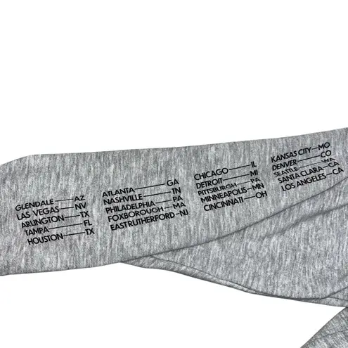 Taylor Swift Gray Oversized Fleece Crewneck 2023 Eras Tour Sweatshirt Small