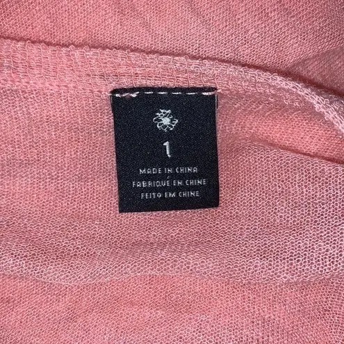 Scotch & Soda Scotch & Soda Peach 3/4" Sleeve Light Weight V-Neck Sweater Size 1 - Image 9