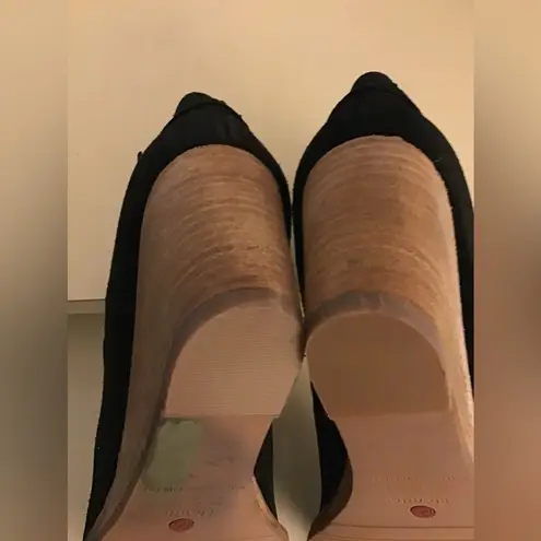 Blondo women black suede waterproof boots US 10 Euro 41 medium