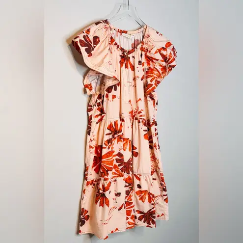 Marie Oliver Kara Aloha Flutter Sleeve Mini Dress