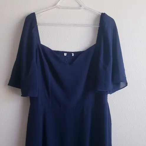 Baltic Born Sierra Sweetheart Blue Maxi Dress New Without Tags