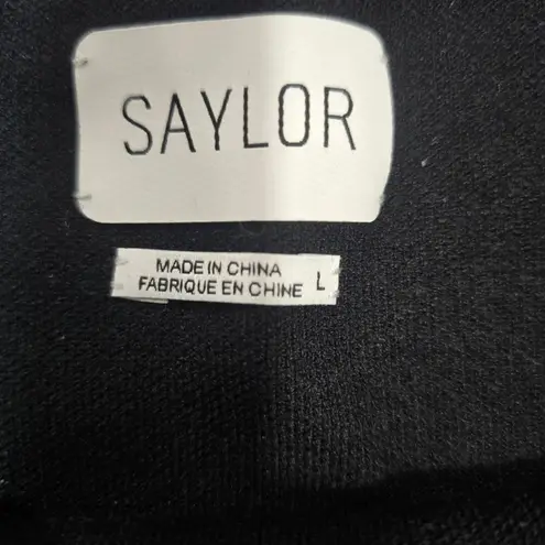 Saylor  Finney Crop Top & Mini Skirt Set in Black large