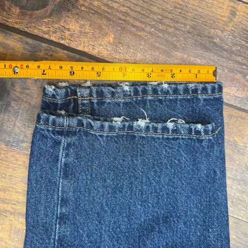 Massimo Dutti Women’s Size 8 EU 40 High Rise Straight Leg Blue Denim Jeans