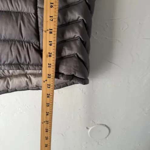 Bernardo Womens Goose Down Puffer Vest XL Sleeveless Gray Lightweight