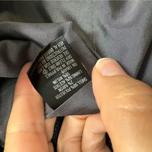 Tahari Black Polka Dot Button Down Blazer Jacket Womens 12 Office Career Preppy