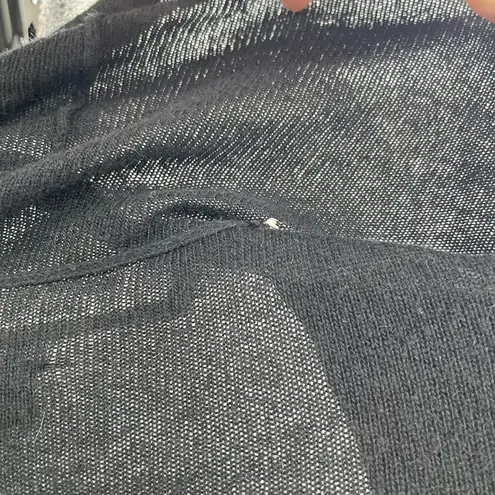 ALLSAINTS Mantle Cardigan women's wool open sweater size US 2 UK 6 black