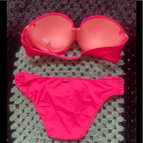 Victoria's Secret Victoria Secret’s pink knockout bikini sz 34B