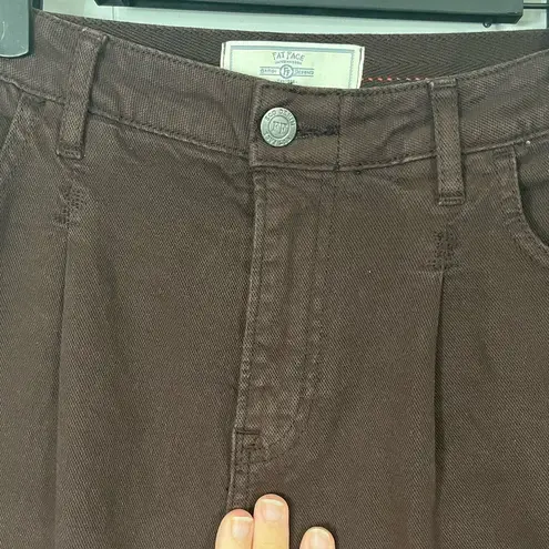 Fat Face Purple Mid Rise Cleo Canvas Barrel Leg Chinos Size 4