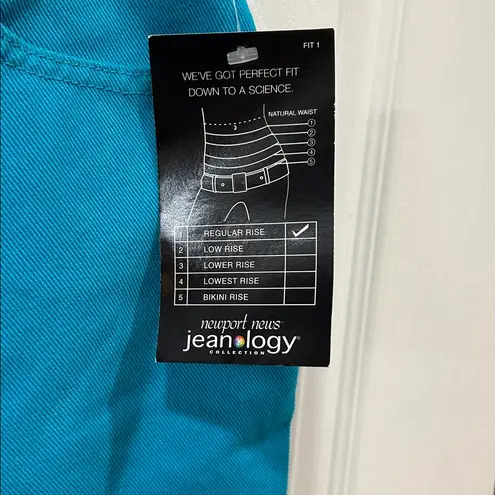 Newport News Jeanology Turquoise Pants – NWT – Size 4P – Inseam 29”