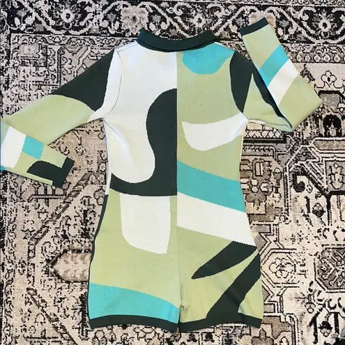 The Copper Closet Stylish Geometric Knit Cardigan