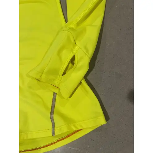 Tommie Copper Long Sleeve Athletic Shirt Yellow Cool Copper Fabric Size L Size L