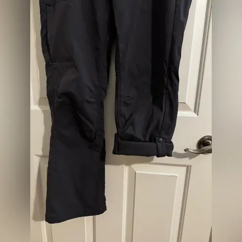 prAna Stretch Zion Halle Pant Roll Up Ankles Steel Gray Size 10