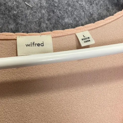 Wilfred Blush Pink Slip Dress Size L Minimalist Fairy Aritzia Midi