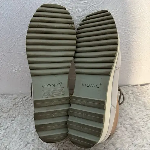 Vionic Womens Acadia Nolan Cream Waterproof Hiking Ankle Boots Size 11 Lace Up