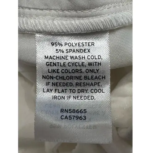 Chelsea 28 Off Shoulder Jumpsuit Surplus Neck Flutter Sleeve White W US S NWOT