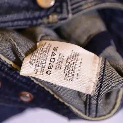 Pilcro And The Letterpress Anthropologie Cotton Stretch Denim Jean Jacket Large