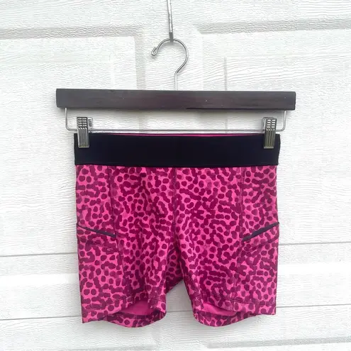 Lululemon  Womens Shorts What The Sport Short Ace Spot Magenta Size 4