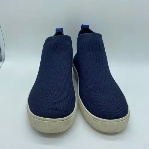 Rothy's Navy Blue Chelsea Boots Slip On Comfort Easy Nightfall Women's size 9