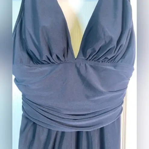 Magicsuit Miraclesuit Celine Swim Dress Black Convertible Swimsuit Size 8 #2848