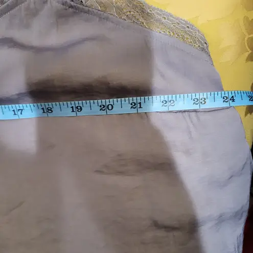 Torrid  Gray Taupe Lace Trim Cami Size 2X