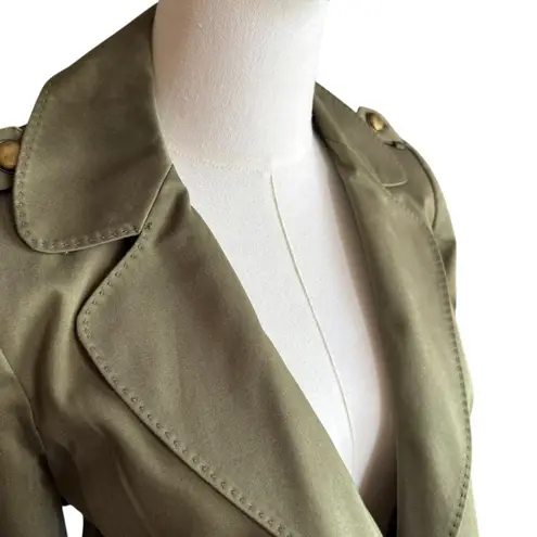 Cynthia Steffe Vintage Olive Green Military Style Blazer Jacket Women’s XS
