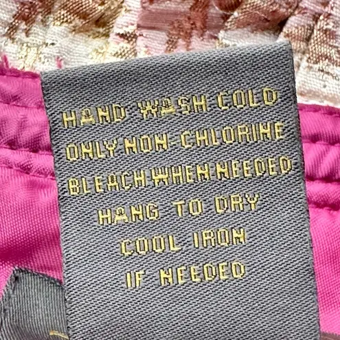 Zac Posen Zac Pozen for Target Metallic Brocade Pleated Mini Skirt