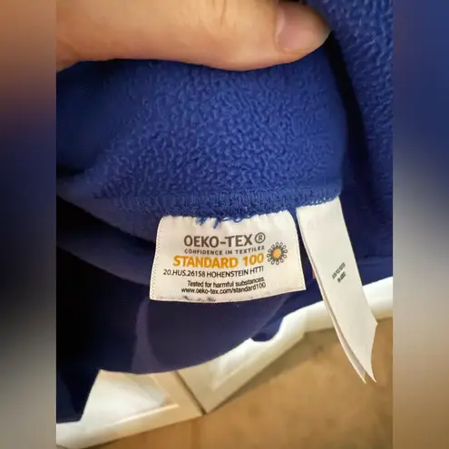 Lands' End Blue Quarter Zip Sweatshirt Royal Blue Women's Pullover Size XL