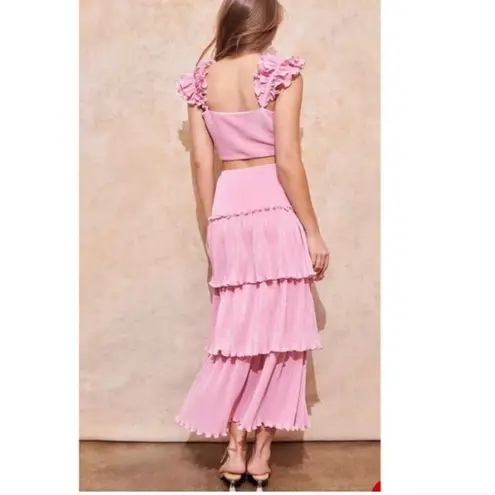 Free People  X Saylor Gianna Set two piece set color: bubblegum pink Medium