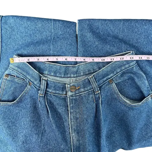 Lands' End  80s Vintage Retro Pleated Waist Jeans Sz 14 Capsule Feminine Fashion
