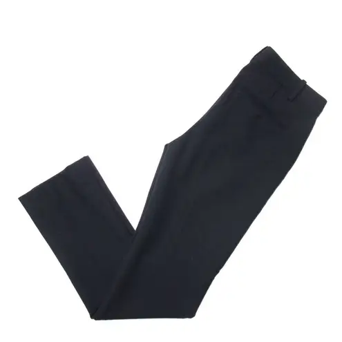 Theory NWT  Izelle in Deep Navy New Faded Wool Stretch Straight Pants 0