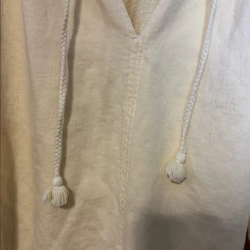 Aerie  Easy Street Yellow Terry Popover Sweatshirt Balloon Sleeve Cozy Size XL