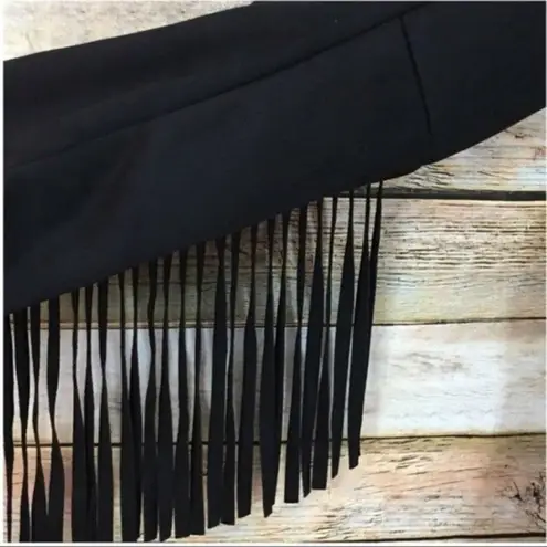 NWT Rachel Rachel Roy Fringe Vegan Suede Jacket