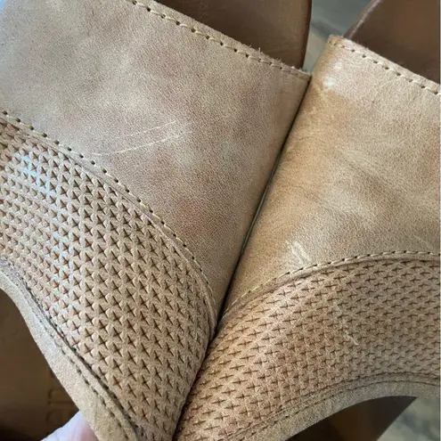 Bueno Tahiti Half d’Orsay Leather Sandals