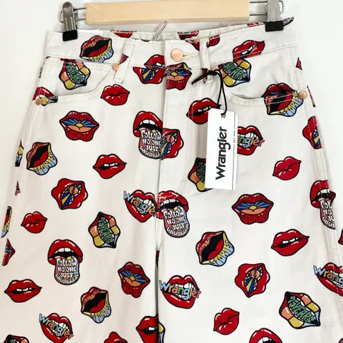 Wrangler Read My Lips Barrel Jeans High Rise 26 - Image 8