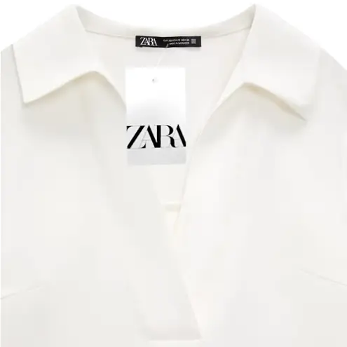 ZARA  Jual Flower Print Collar Dress, Size XL New w/Tag