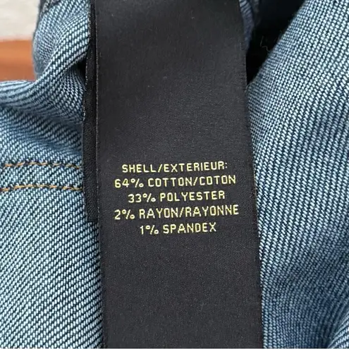 House of Harlow 1960 High Rise Wide Leg Cotton Blend Denim Jeans Size 30