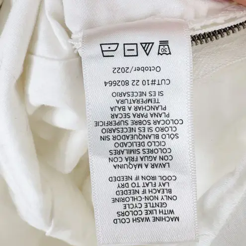 Ashley Park X RTR White One Shoulder Tie Bow Top Sz XL