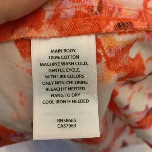 Chelsea 28 floral mini skirt sz 2x plus size summer spring preppy graduation