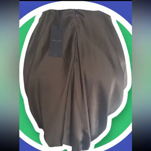 Line and Dot Revolve olive tulip skirt NWT