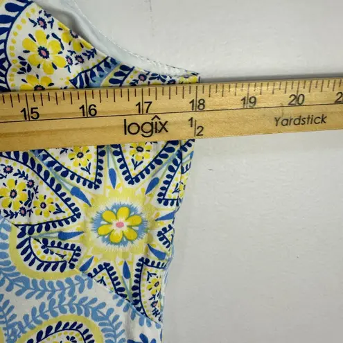 London Times Dress 8 Floral Paisley Sheath Multicolor Mod Boho Resort 70s Retro