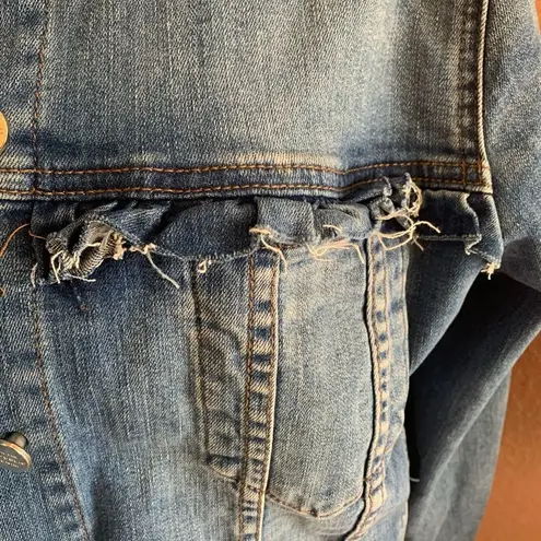 FOR THE REPUBLIC Blue Jean jacket size L