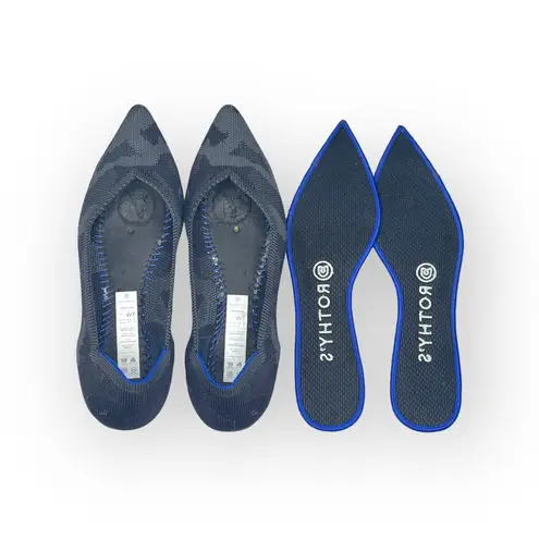 Rothy's VHTF: Rothy’s ➤ The Point Ballet Ballerina Flat ➤ Grey Camo ➤ 7M Retired Recycle