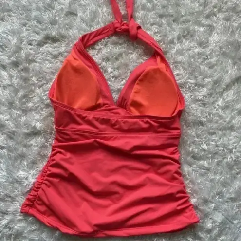 Athleta  Halter Swimming Tank Top Orange Size S