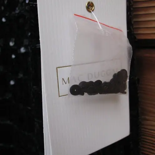 Mac Duggal 10907 Womens Black Sequin High Neck Sleeveless Column Gown Dress