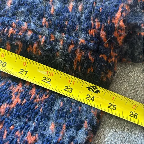 Peruzzi Navy Blue & Orange Sweater Cardigan Blazer, Made in Italy | Size 36 (0)