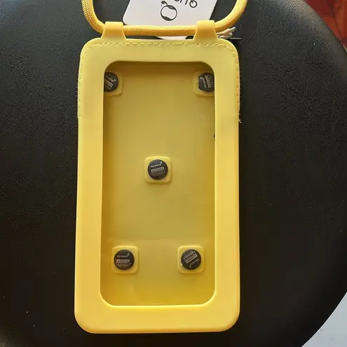 QUNCLE Yellow Kids OR ADULTS Phone Pouch Zipper Top adjustable strap waterproof