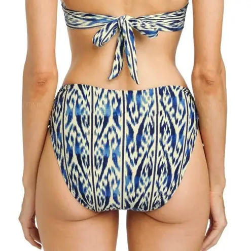 Robin Piccone Aabra High Waist Bikini Swim Bottoms Lapis Small