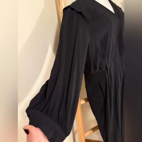 IRO Paris Frame Crepe Jumpsuit Size 38/6 Black Retail $490