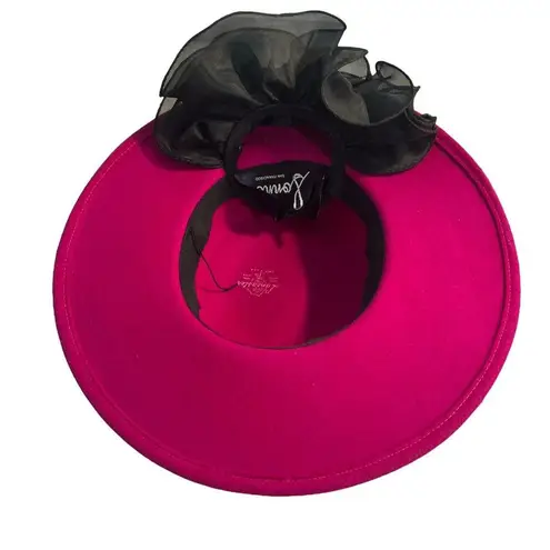 Lancaster Vintage USA Wool Sonni San Francisco Pink Fascinator Derby Hat