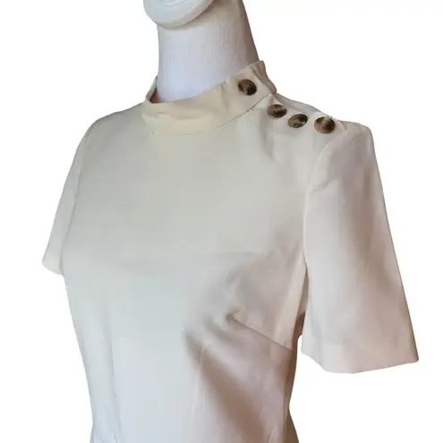 Gal Meets Glam Cream Jumpsuit Pantsuit Womens Size 4 New With Tags